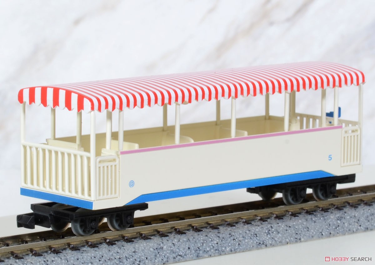 鉄道コレクション ナローゲージ80 想い出の西武鉄道山口線 オープン客車タイプ2両セット (2両セット) (鉄道模型) 商品画像3