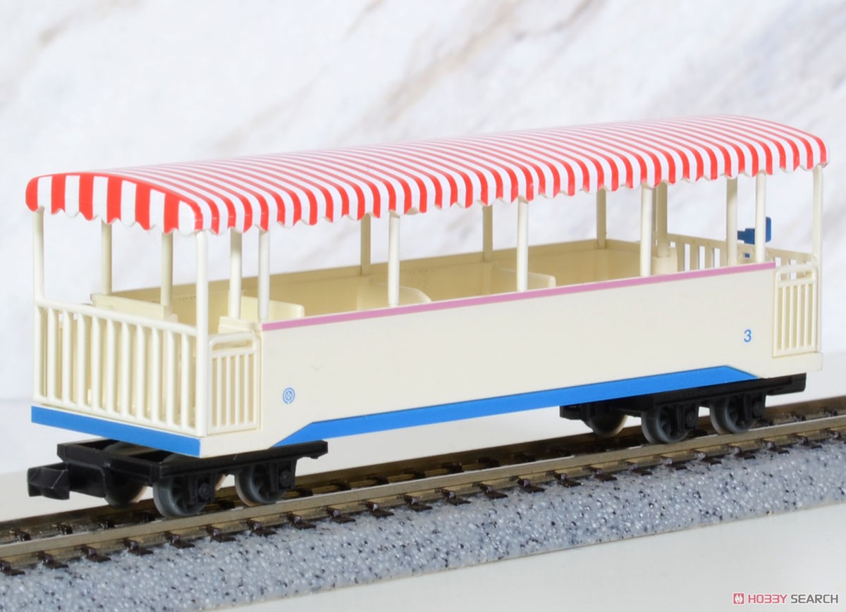 鉄道コレクション ナローゲージ80 想い出の西武鉄道山口線 オープン客車タイプ2両セット (2両セット) (鉄道模型) 商品画像5