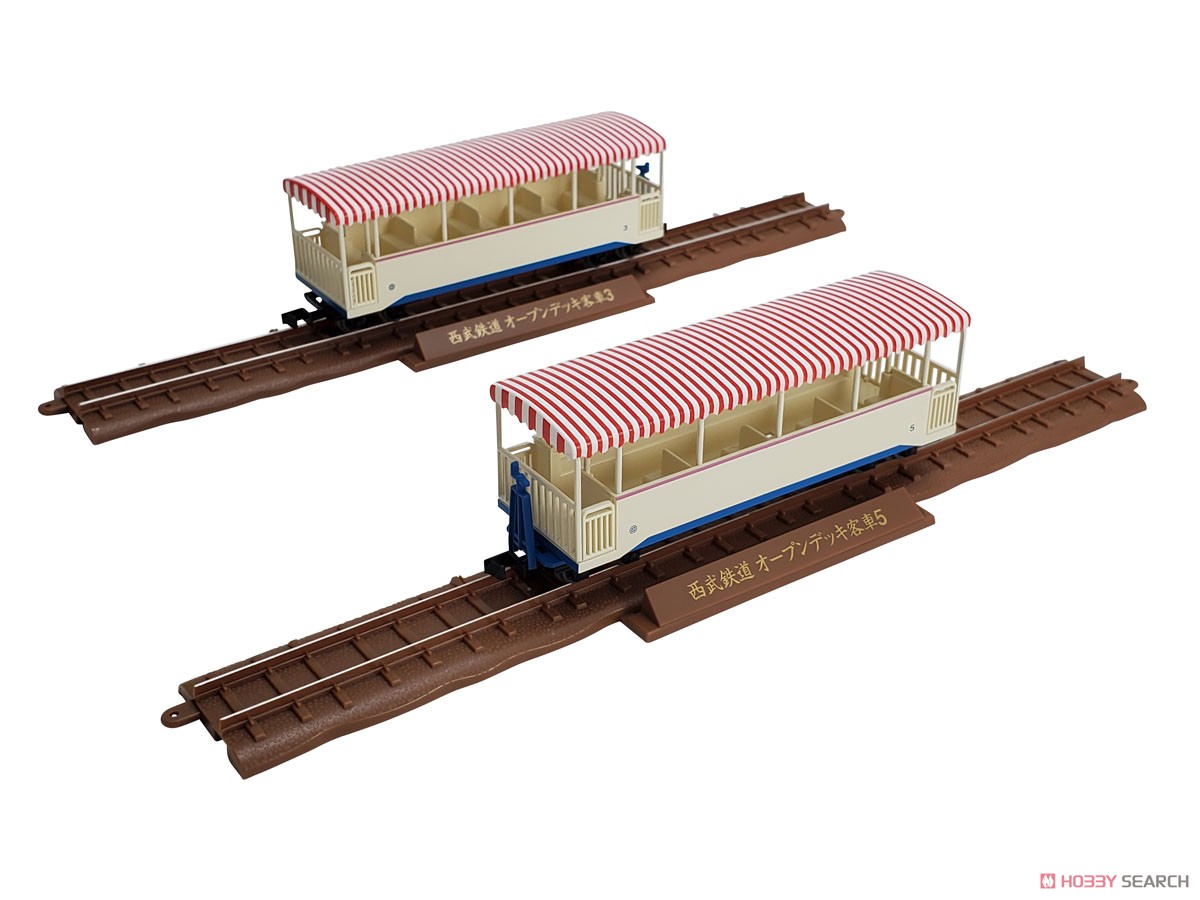 鉄道コレクション ナローゲージ80 想い出の西武鉄道山口線 オープン客車タイプ2両セット (2両セット) (鉄道模型) 商品画像7