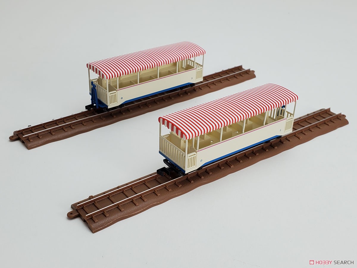 鉄道コレクション ナローゲージ80 想い出の西武鉄道山口線 オープン客車タイプ2両セット (2両セット) (鉄道模型) 商品画像8