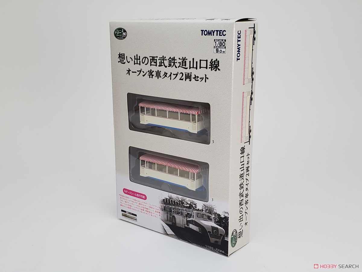 鉄道コレクション ナローゲージ80 想い出の西武鉄道山口線 オープン客車タイプ2両セット (2両セット) (鉄道模型) パッケージ2