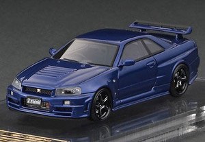Nismo R34 GT-R Z-tune Bayside Blue (Diecast Car)