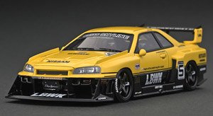 LB-ER34 Super Silhouette SKYLINE Yellow/Black (ミニカー)