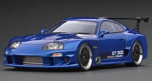 TOP SECRET GT300 Supra (JZA80) Blue Metallic (ミニカー)
