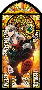 My Hero Academia Stained Glass Style Clear Sticker Katsuki Bakugo (Anime Toy)