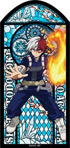 My Hero Academia Stained Glass Style Clear Sticker Shoto Todoroki (Anime Toy)