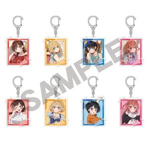 Rent-A-Girlfriend Trading Acrylic Key Ring (Set of 8) (Anime Toy)
