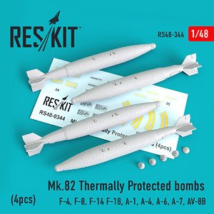 Mk.82 Thermally Protected Bombs (4 Pieces) (Plastic model)