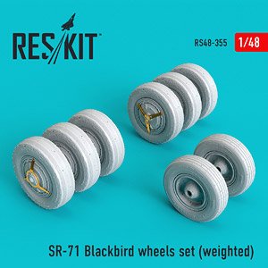 SR-71 `Blackbird` Wheels Set (Weighted) (Plastic model)