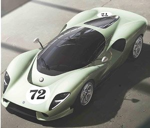 デトマソ P72 #72 Green (ミニカー)