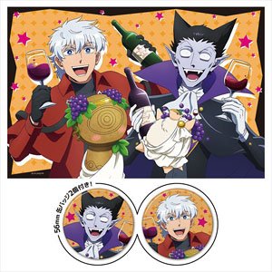 The Vampire Dies in No Time. 90cm Big Towel (w/Can Badge) (Anime Toy)