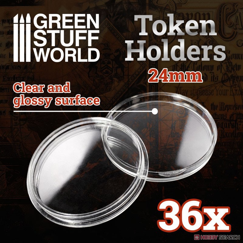 Token Holders 24mm (36 pieces) (Hobby Tool) Other picture2