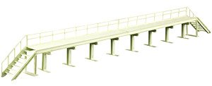 1/80(HO) Paper Kit Washing Table (Unassembled Kit) (Model Train)
