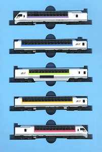 KIHA183-5200 North Rainbow Express Five Car Set (5-Car Set) (Model Train)