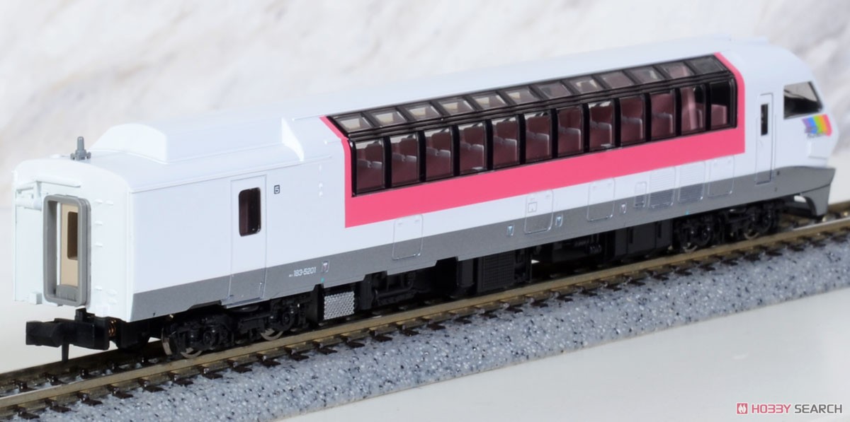 キハ183系5200番代 ノースレインボーエクスプレス 5両セット (5両セット) (鉄道模型) 商品画像9