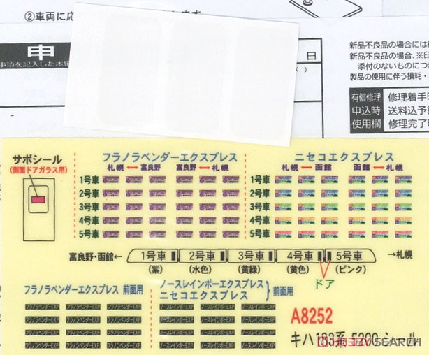 キハ183系5200番代 ノースレインボーエクスプレス 5両セット (5両セット) (鉄道模型) 中身1