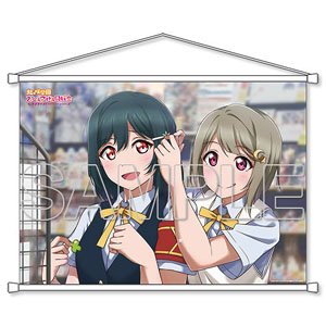 『ラブライブ！虹ヶ咲学園スクールアイドル同好会』 B2タペストリー かすみ＆栞子 [2] (キャラクターグッズ)