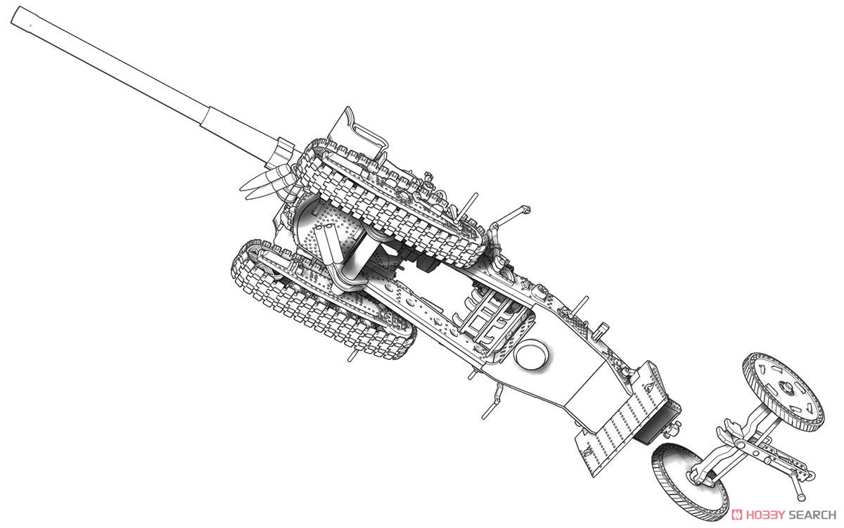 ソ連 Br-2 152mmカノン砲 (M1935) (プラモデル) その他の画像11