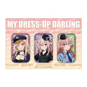 My Dress-Up Darling Can Badge Set Police Ver. (Anime Toy)