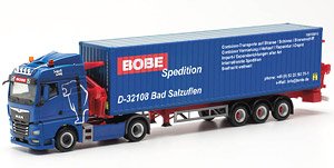 (HO) MAN TGX GM Hammar コンテナトレーラー `Bobe Spedition` (MAN TGX GM) (鉄道模型)