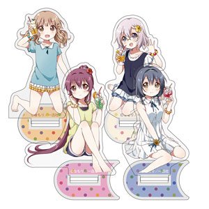YuruYuri Ayano & Chitose & Sakurako & Himawari Student Council Assembly Acrylic Stand (Anime Toy)