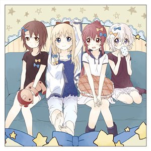 YuruYuri Yui & Kyoko & Ayano & Chitose Cushion Cover (Anime Toy)