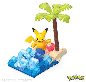 MEGA Pokemon Adventure World Every Adventure with Pikachu - Splash on the Beach! - (Block Toy)