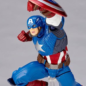 Figure Complex Amazing Yamaguchi No.007 [Captain America] (Completed)