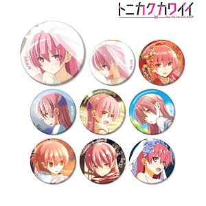 Fly Me to the Moon Trading Original Illustration Can Badge Ver.A (Set of 9) (Anime Toy)