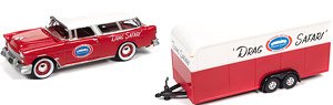 1955 Chevy Nomad w/Enclosed Trailer Race Safety (Diecast Car)