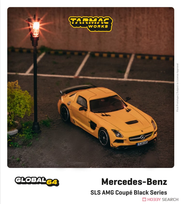 Mercedes-Benz SLS AMG Coupe Black Series Yellow Metallic (ミニカー) その他の画像1
