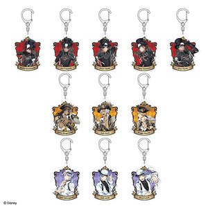 Disney: Twisted-Wonderland Scary Dress Ver. Trading Acrylic Key Ring Vol.1 (Set of 11) (Anime Toy)