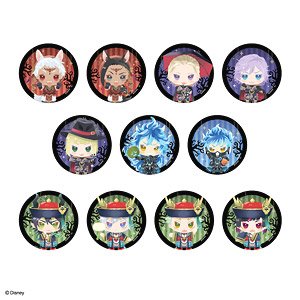 Disney: Twisted-Wonderland Scary Dress Ver. Trading Can Badge Vol.2 Chimakko (Set of 11) (Anime Toy)