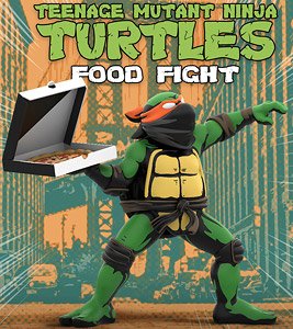 TMNT Teenage Mutant Ninja Turtles/ Food Fight by Ndikol 8.3inch Vinyl Art Statue (Completed)