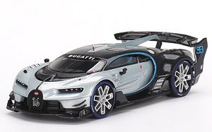 ブガッティ ビジョン グランツーリスモ シルバー (ミニカー)