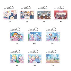 [Love Live! Superstar!!] Miniature Canvas Key Ring D Vol.4 (Set of 10) (Anime Toy)