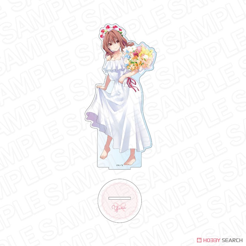 Tying the Knot with an Amagami Sister Big Acrylic Stand Yuna Amagami Birthday Ver. (Anime Toy) Item picture1