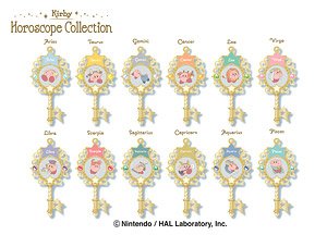 Kirby Horoscope Collection Key Collection (Set of 12) (Anime Toy)