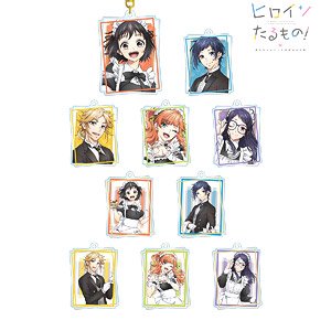 Heroines Run the Show: The Unpopular Girl and the Secret Task [Especially Illustrated] Maid & Butler Ver. Trading Acrylic Key Ring (Set of 10) (Anime Toy)
