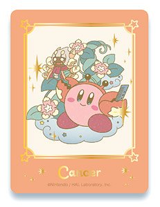 Kirby Horoscope Collection Die-cut Sticker Mini (4) Cancer (Anime Toy)