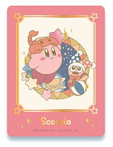 Kirby Horoscope Collection Die-cut Sticker Mini (8) Scorpius (Anime Toy)
