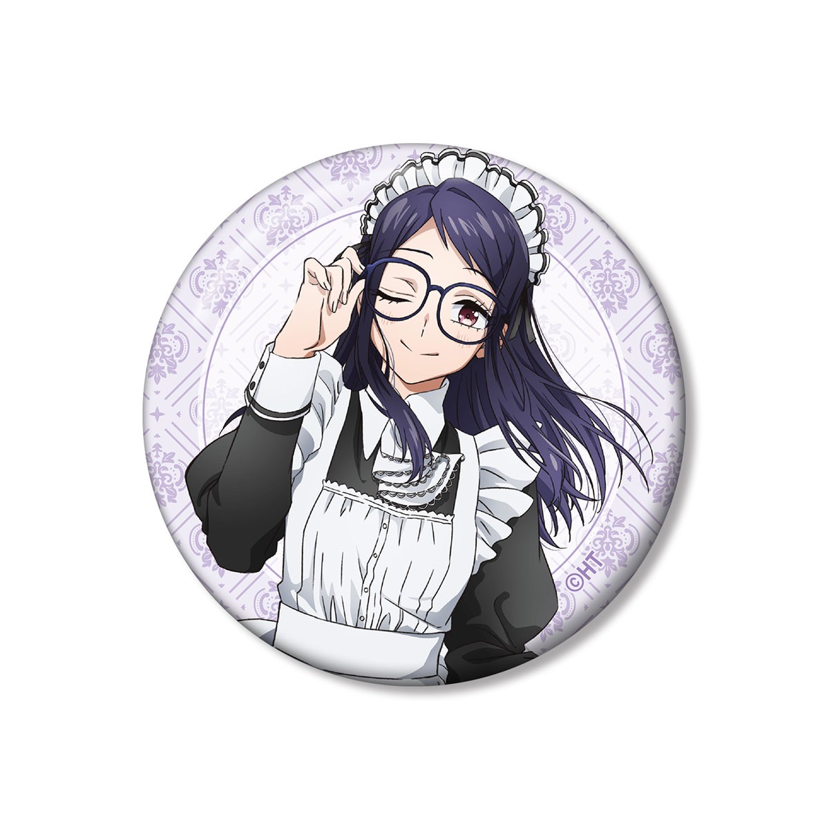 ヒロインたるもの！～嫌われヒロインと内緒のお仕事～ 描き下ろしイラスト 中村千鶴 メイド＆執事ver. 缶バッジ付きプチ缶ケース (キャラクターグッズ) 商品画像3