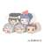 Golden Kamuy x Sanrio Characters Mochikororin Plush Mascot Type A (Set of 5) (Anime Toy) Item picture1