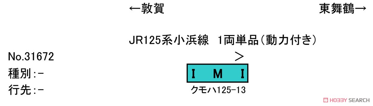 JR 125系 3次車 1両単品 (動力付き) (塗装済み完成品) (鉄道模型) 解説1