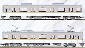 Kintetsu Series 9020 (Full Color LED Rollsign, Lighting) Additional Two Car Formation Set (without Motor) (Add-on 2-Car Set) (Pre-colored Completed) (Model Train)