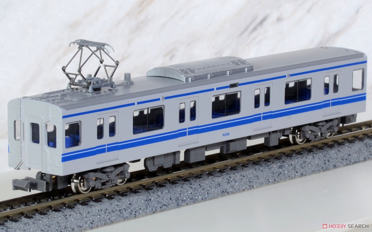 西武 6000系アルミ車 (6158編成・ベンチレーター撤去後) 増結用中間車6両セット (動力無し) (増結・6両セット) (塗装済み完成品) (鉄道模型) 商品画像3