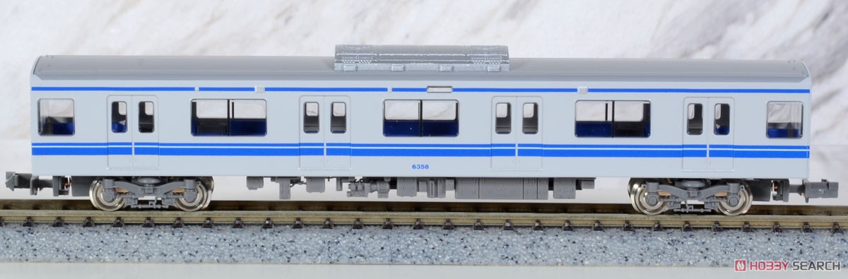 西武 6000系アルミ車 (6158編成・ベンチレーター撤去後) 増結用中間車6両セット (動力無し) (増結・6両セット) (塗装済み完成品) (鉄道模型) 商品画像5