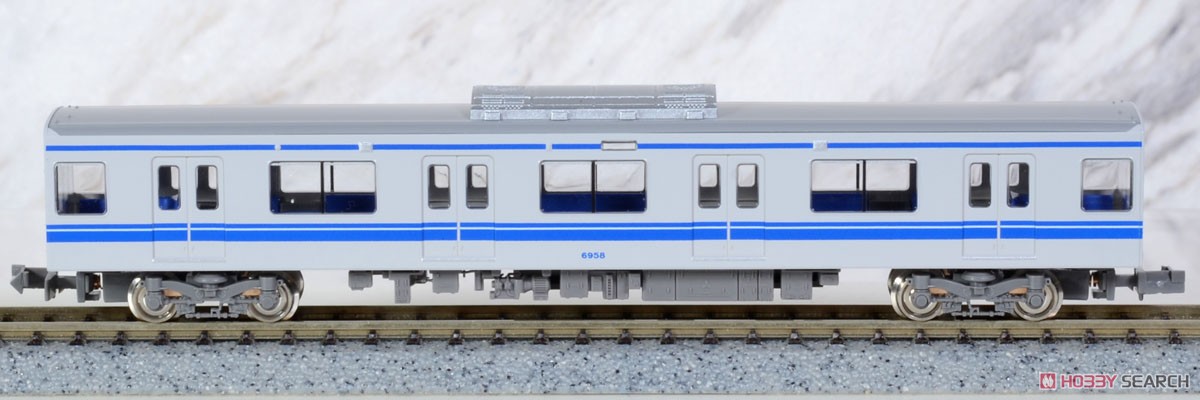 西武 6000系アルミ車 (6158編成・ベンチレーター撤去後) 増結用中間車6両セット (動力無し) (増結・6両セット) (塗装済み完成品) (鉄道模型) 商品画像9