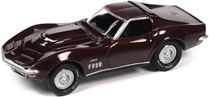 1969 シェビー コルベット バーガンディ (ミニカー)