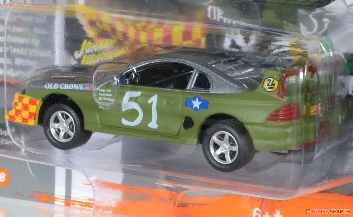 1990 Ford Mustang Racer 24H Lemons Dark Green / Gray / #51 (Diecast Car) Item picture3